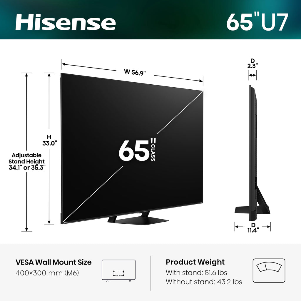 65" Mini-LED 4K UHD Smart Google TV K458