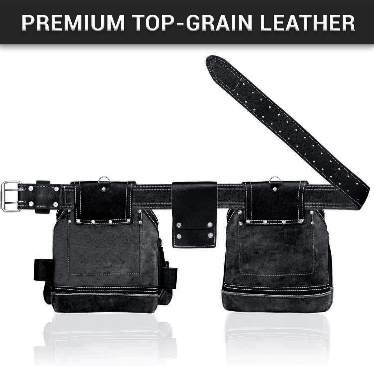 Leather 16 Pocket Tool Belt V680