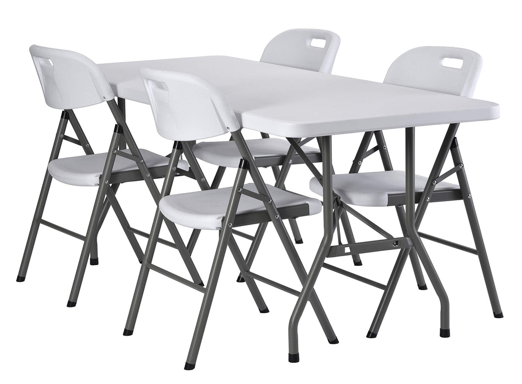 White Folding Utility Table R9746