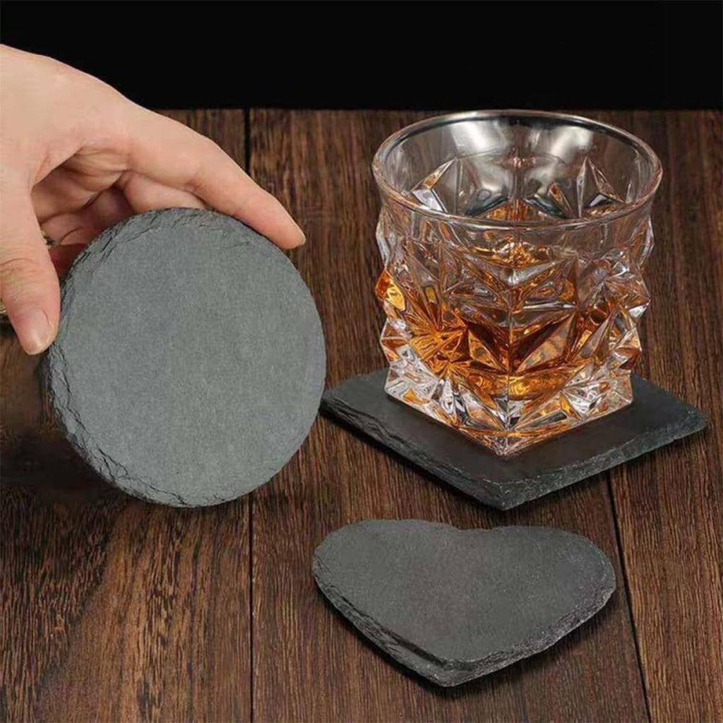 12pcs Natural Stone Table Coasters Q25249