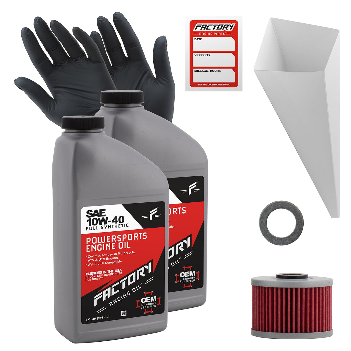 Oil Change Kit compatible with Kawasaki Motorcycles S981