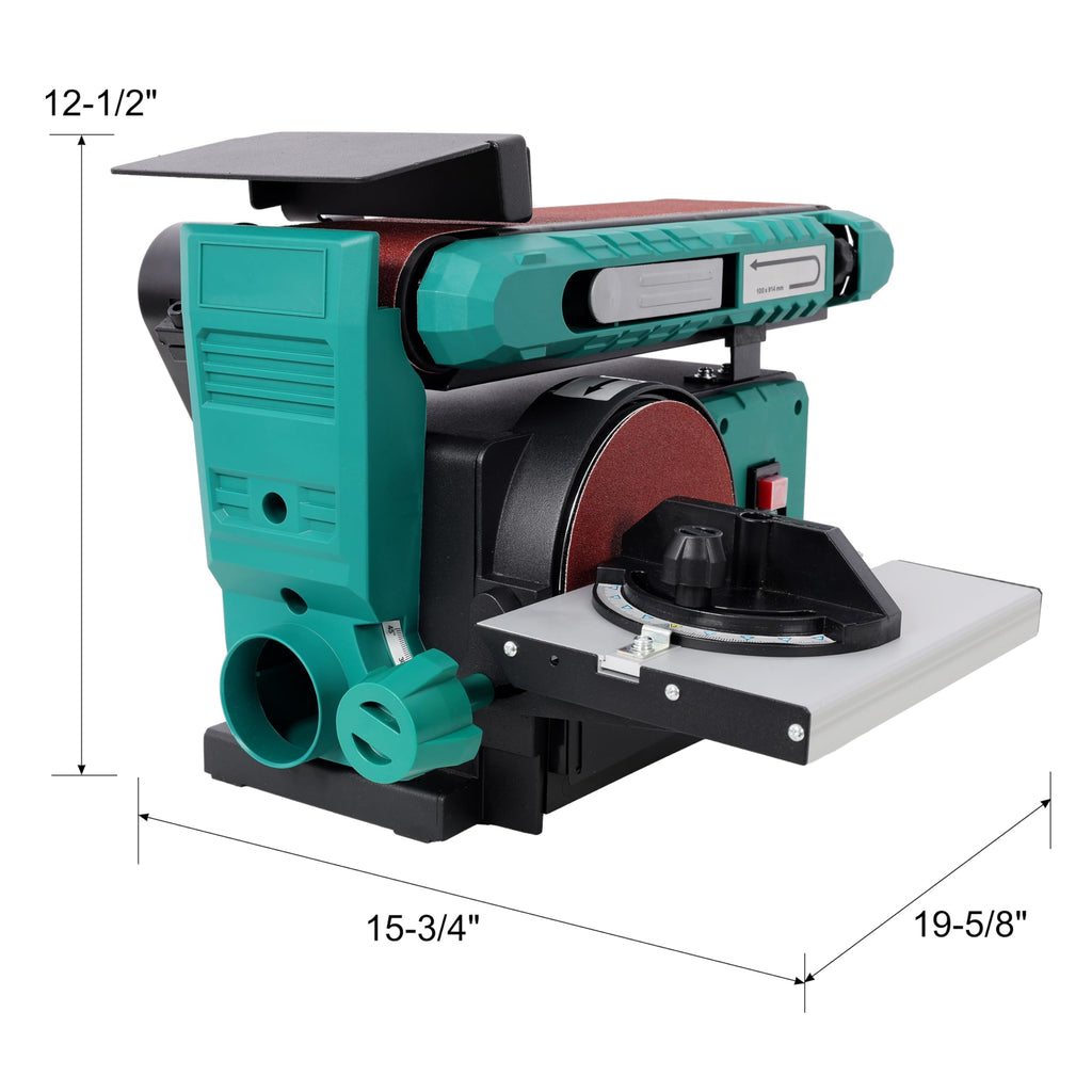 4" x 36" Belt and 6" Disc Benchtop Sander M290