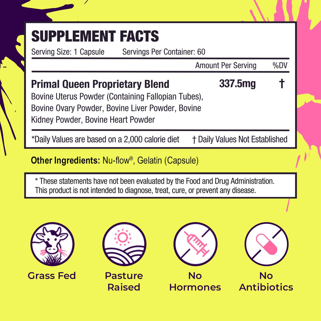 Grass Fed Beef Organ Supplement, 60 Capsules A10326