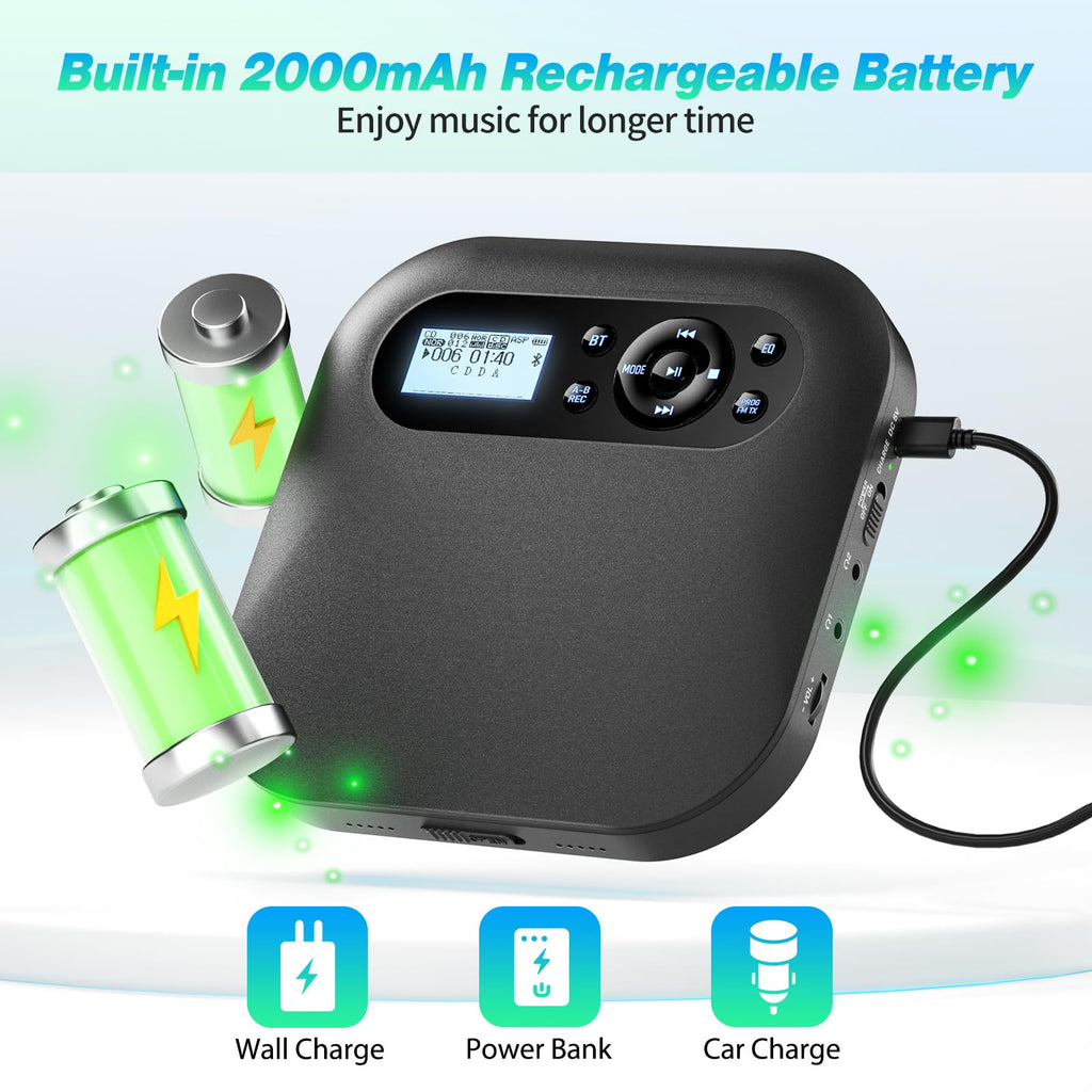 Portable CD Player with Bluetooth V944