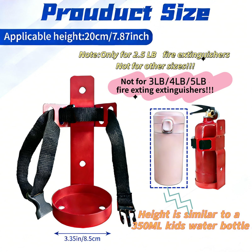 Small Fire Extinguisher Mount with Quick Release Strap B467
