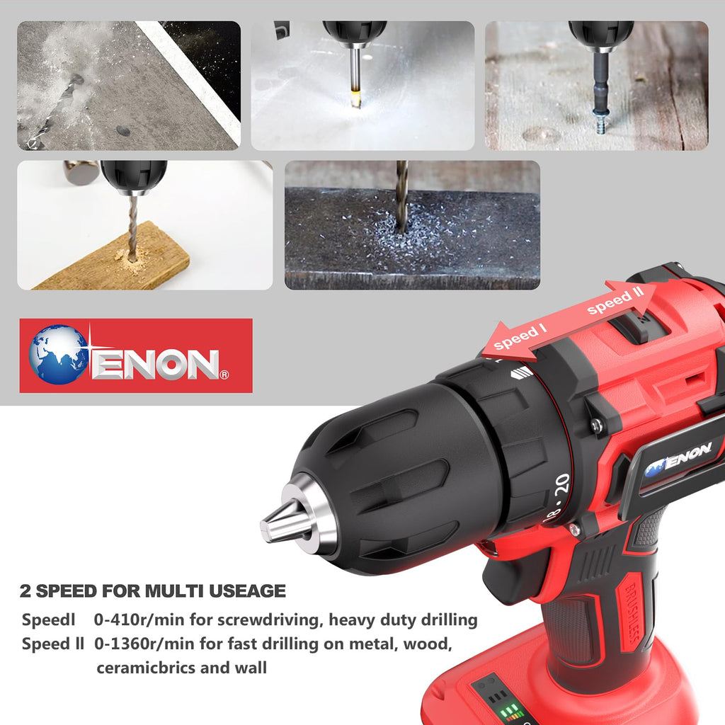 Cordless Drill Set with Battery and Charger J15079