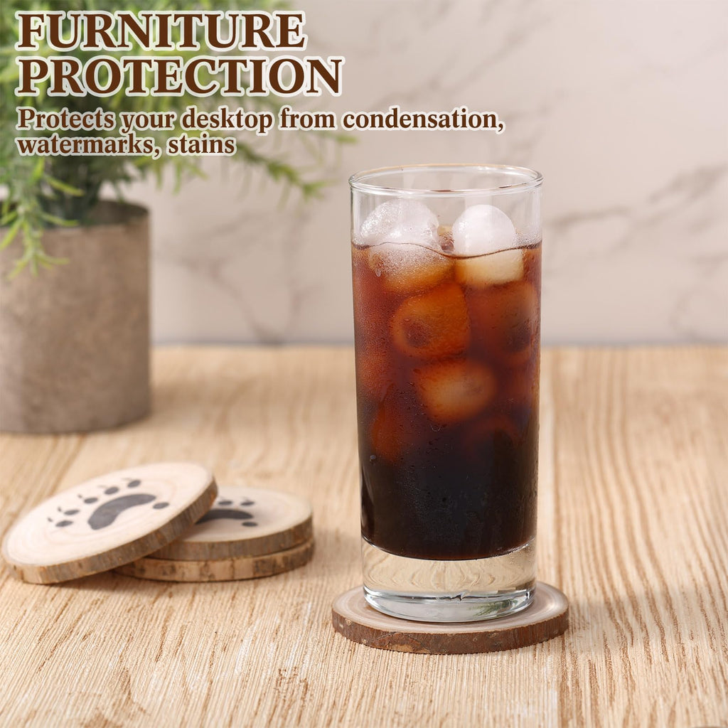 Black Bear Coaster Set with Canoe Holder F764409