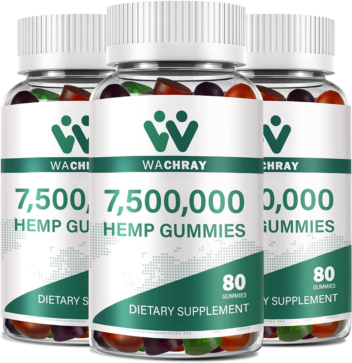 Organic Hemp Gummies Low Sugar 3-Pack G6963