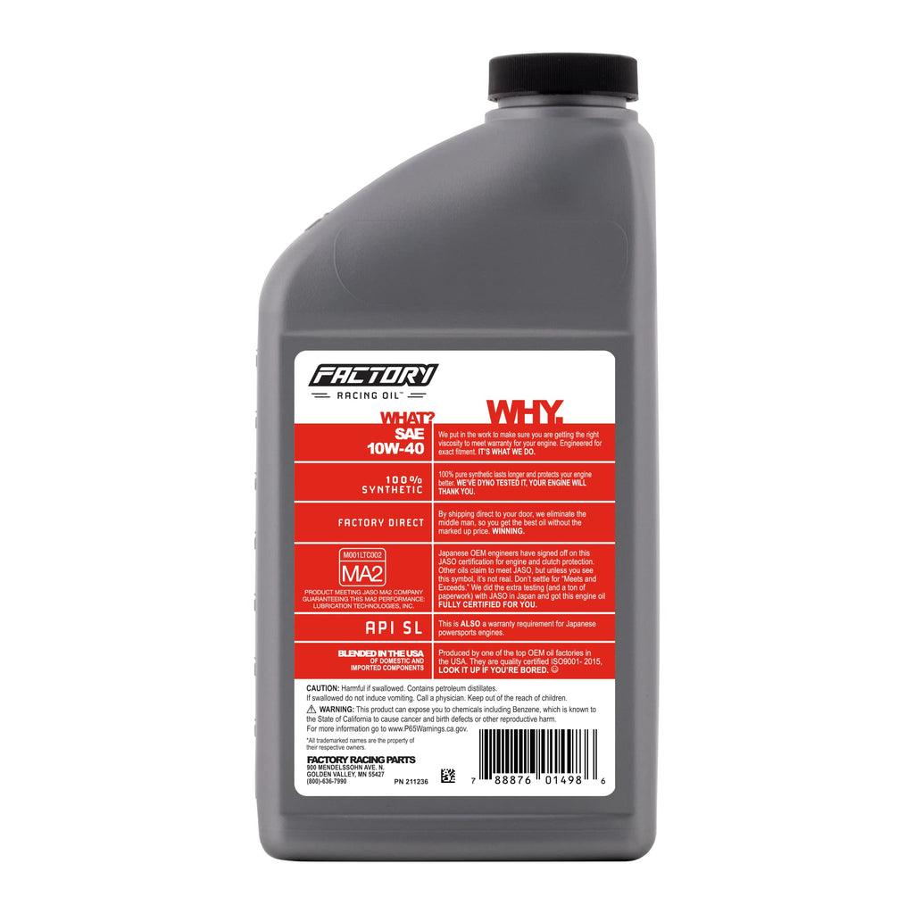 Oil Change Kit compatible with Kawasaki Motorcycles S981