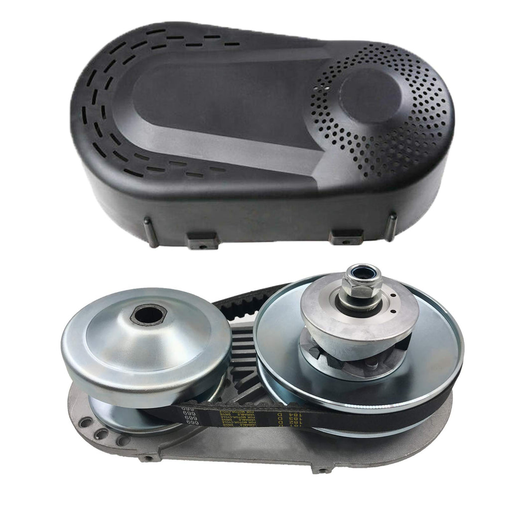 1 Inch Torque Converter Go Kart Pulley Kit with 10T #40 41 and 12T #35 Sprocket T239