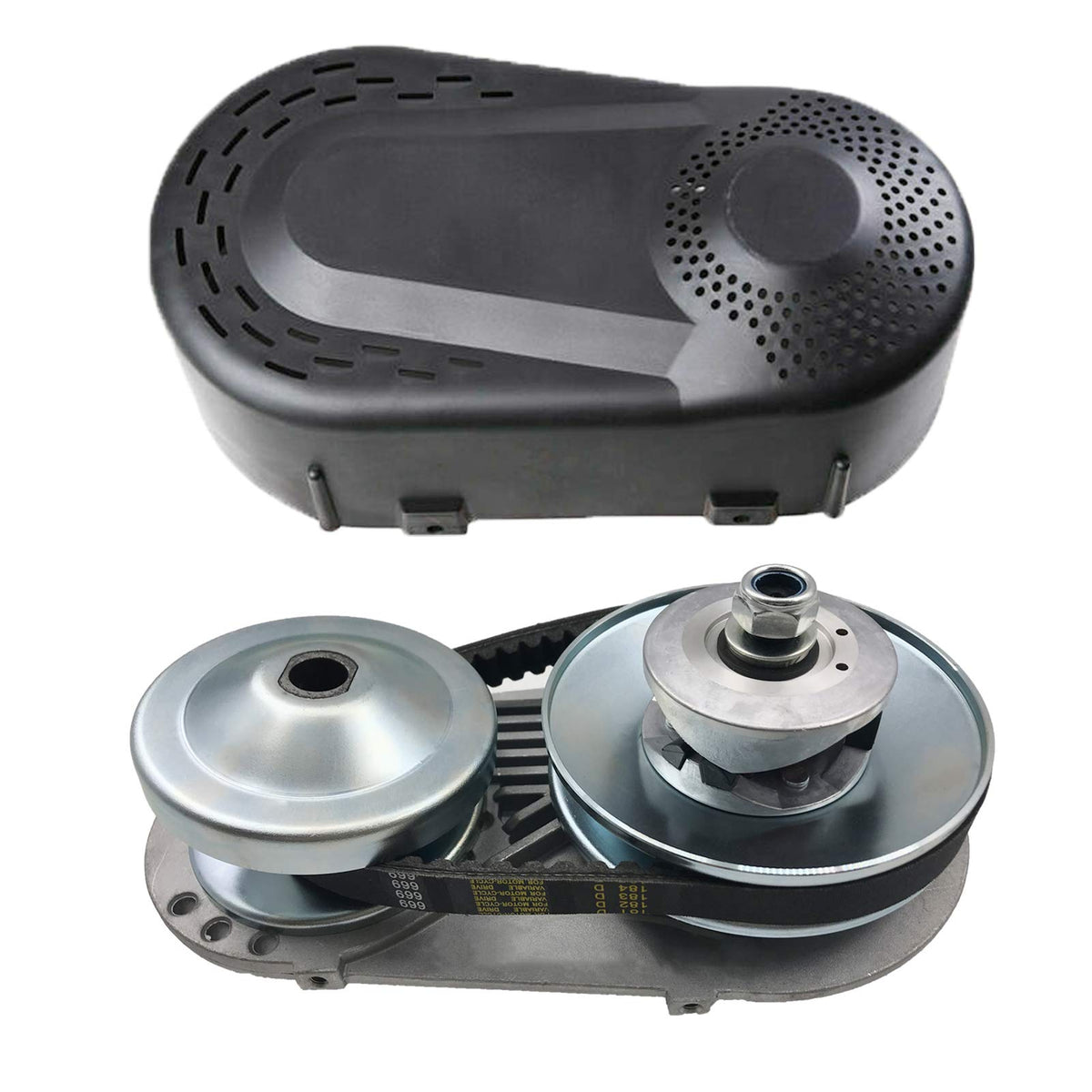 1 Inch Torque Converter Go Kart Pulley Kit with 10T #40 41 and 12T #35 Sprocket T239