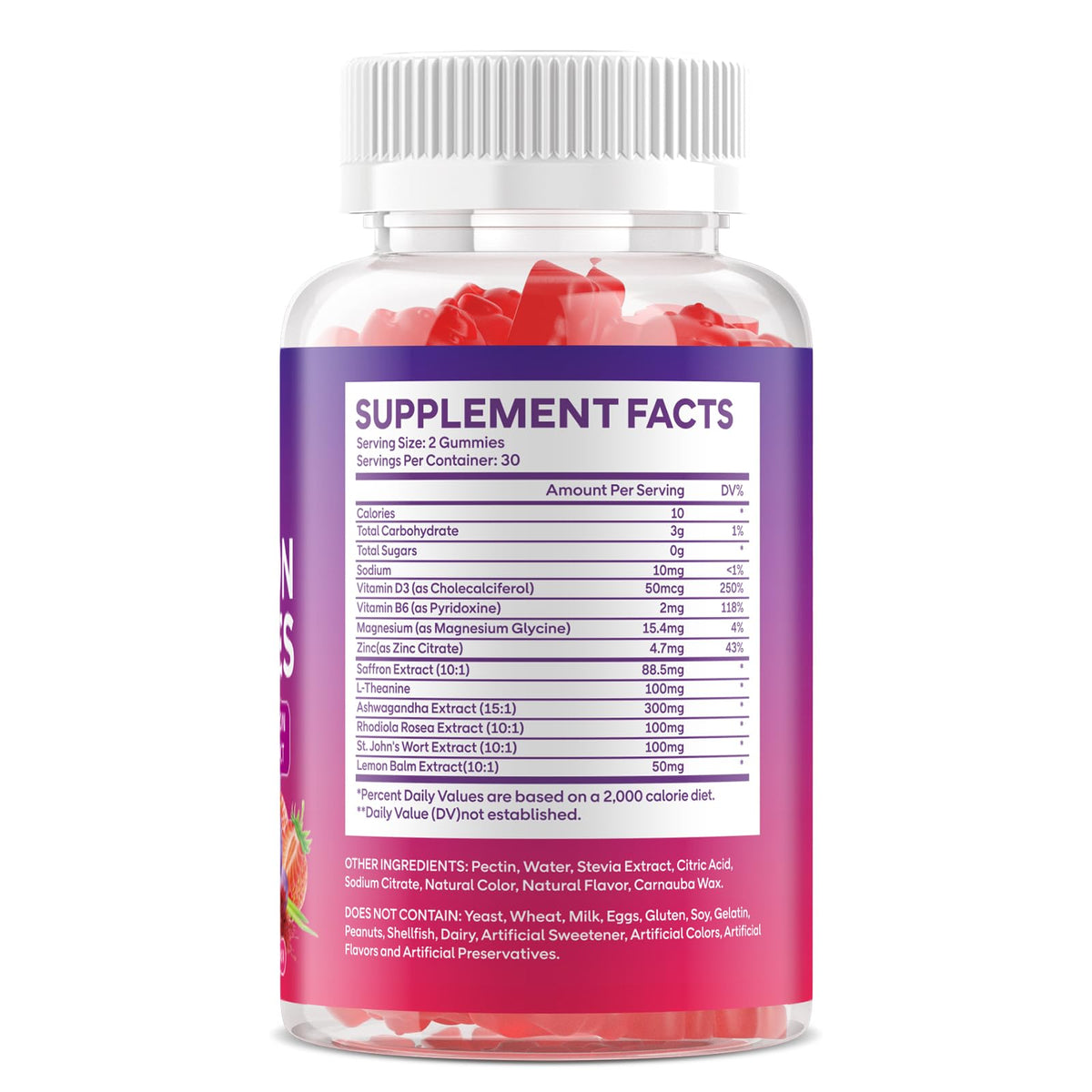 Strawberry Flavor 120 Count Gummies P114