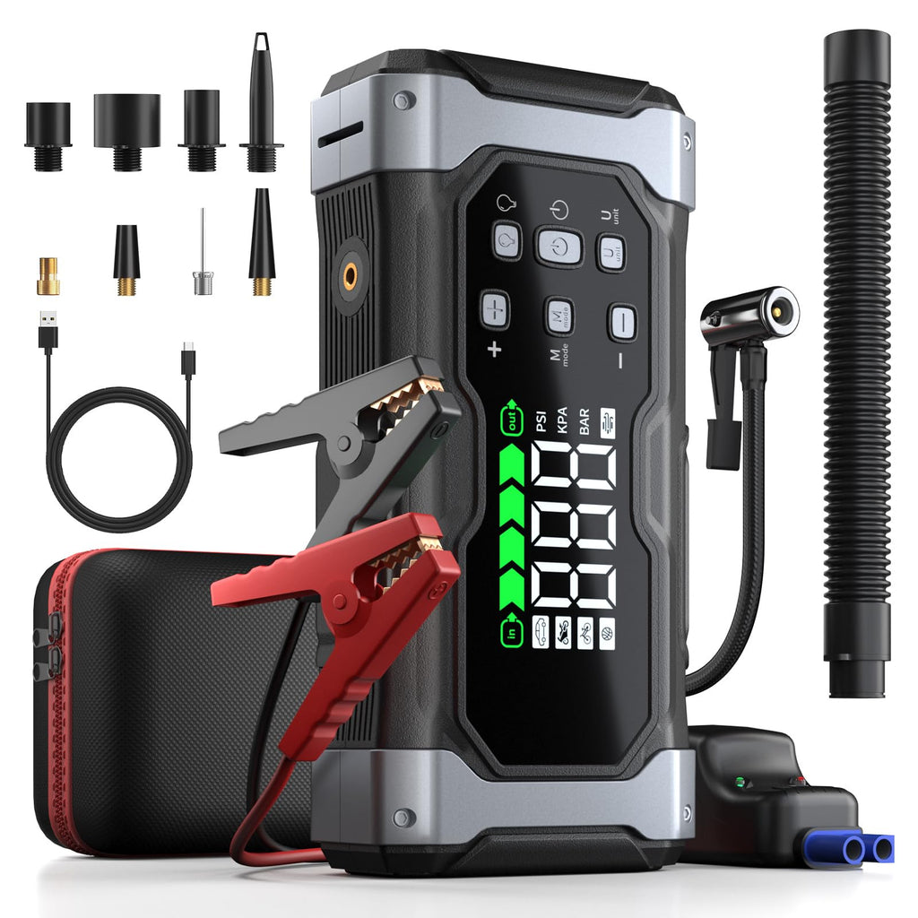 12V Portable Car Jump Starter with 150PSI Air Compressor Z5418