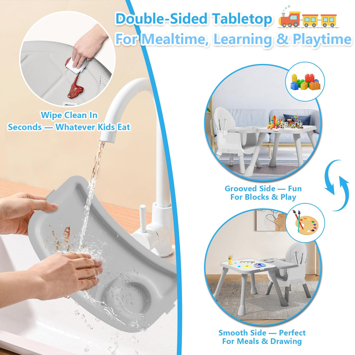 6 in 1 Baby High Chair U943220
