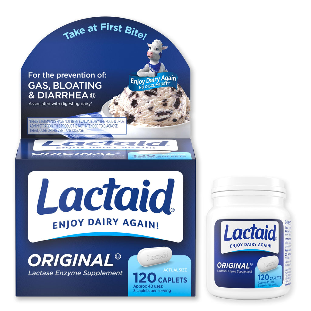 Lactose Intolerance Caplets 120 Ct E6454