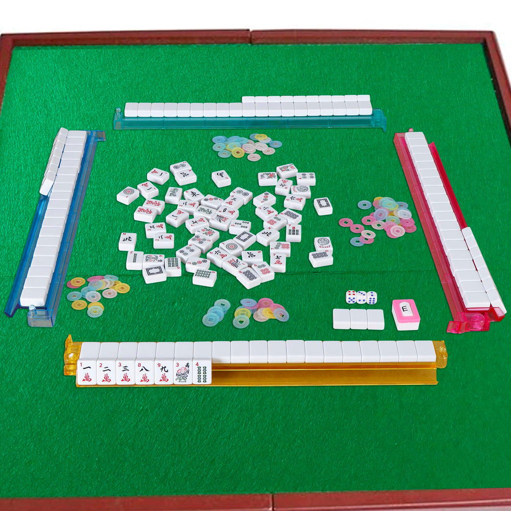 166 Tiles Mah Jongg Set with Soft Velour Bag L41030
