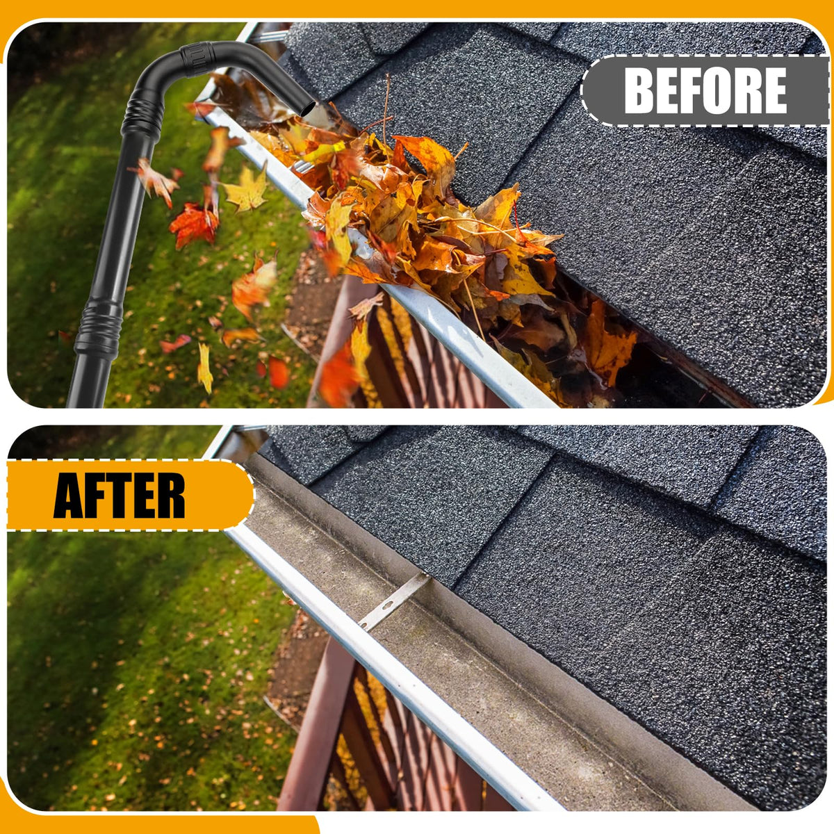Gutter Cleaning Kit 9.25 ft with Reflector Z75762