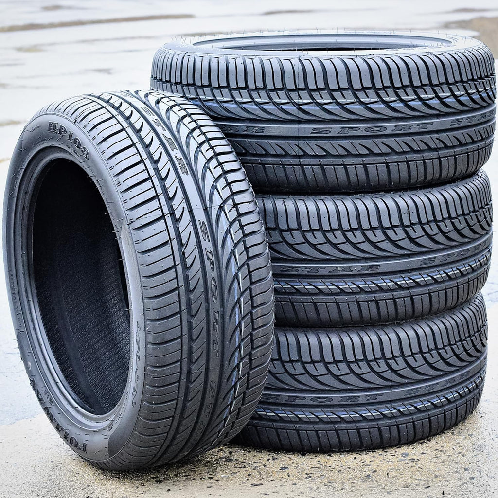 Set of 4 All-Season Passenger Car Performance Radial Tires 195/65R15 91H H14784