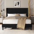 Black Queen Bed Frame with Headboard E743432