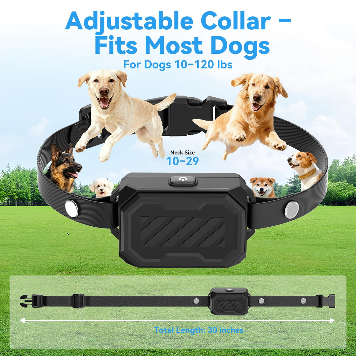 Wireless Dog Fence with Waterproof Collar, Up to 1 Acre V157797