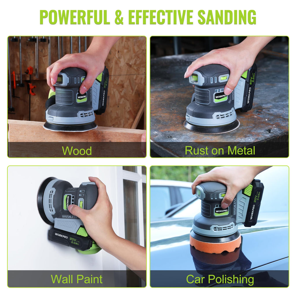 5-Inch Cordless Random Orbital Sander A634604