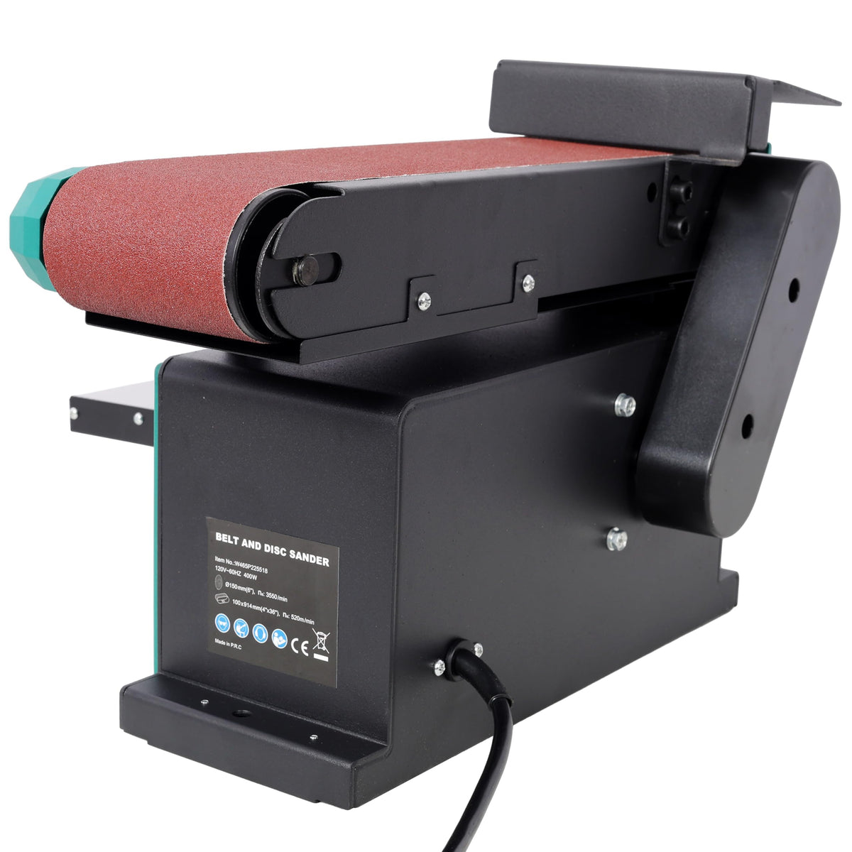 4" x 36" Belt and 6" Disc Benchtop Sander M290