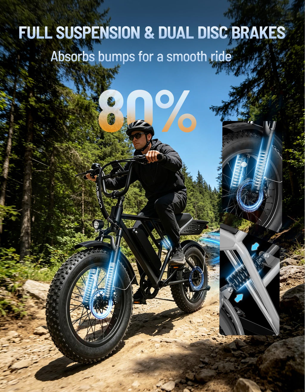 Electric Bike with 48V Removable Battery H9026