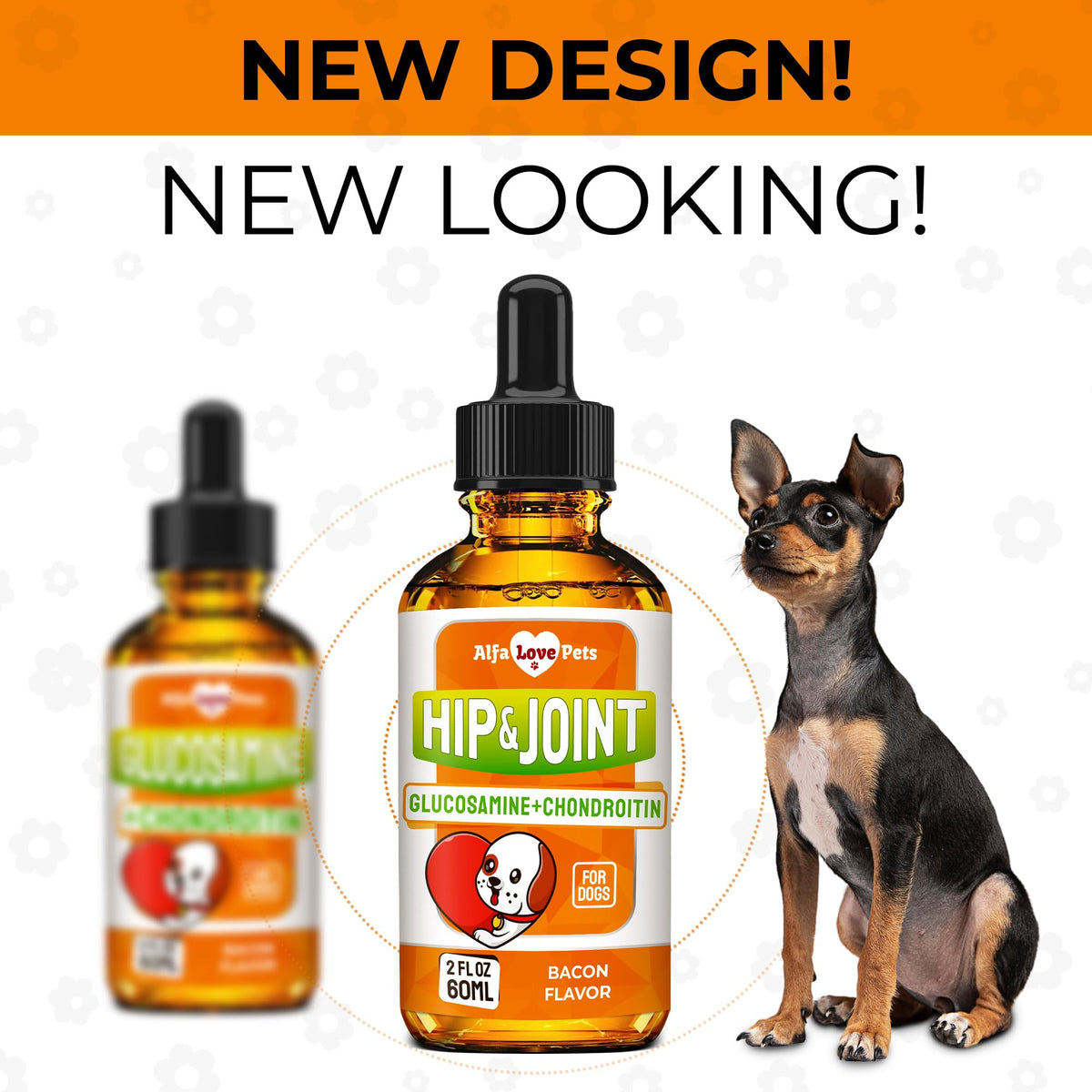 Liquid Glucosamine Chondroitin Dog Supplement 2 oz P851