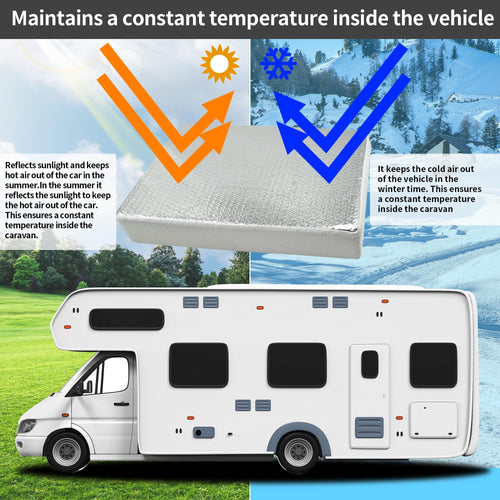 22 x 14 Inch RV Vent Insulator with Reflective Surface O4999