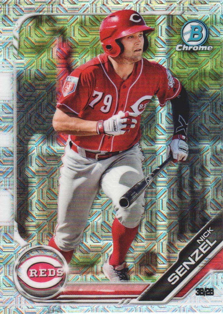 2019 Bowman Chrome Mega Box Prospect Baseball Refractor #BCP-43 Nick Senzel U247