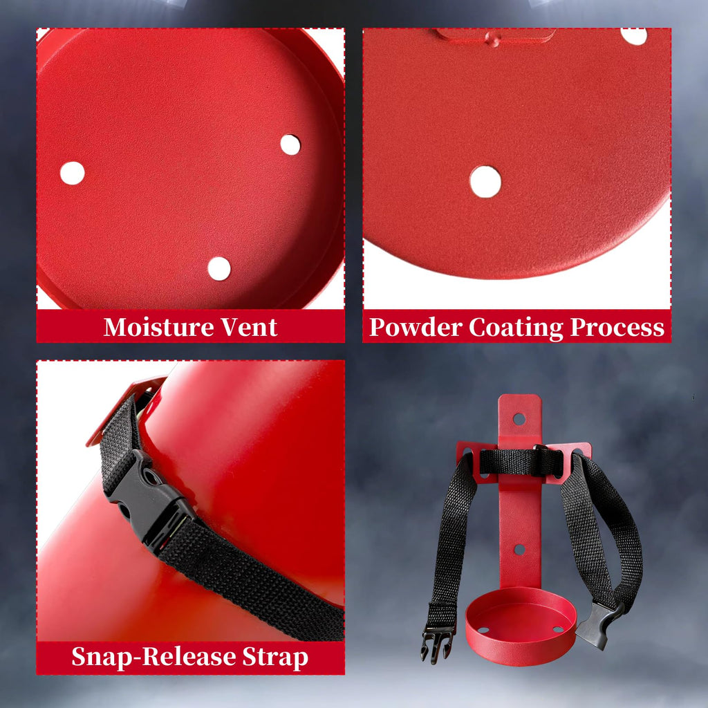 Small Fire Extinguisher Mount with Quick Release Strap B467