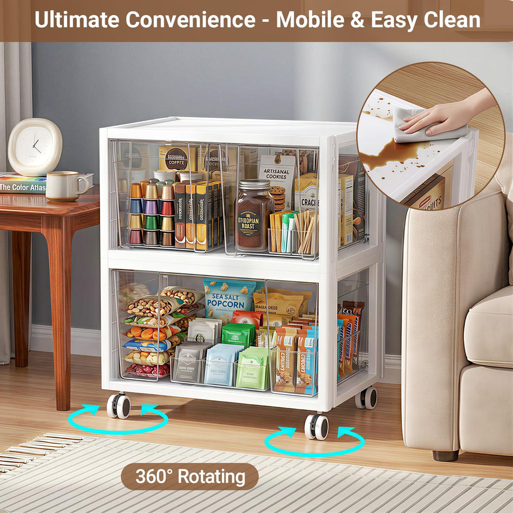 Extra Large 3 Drawer Storage Cart T946