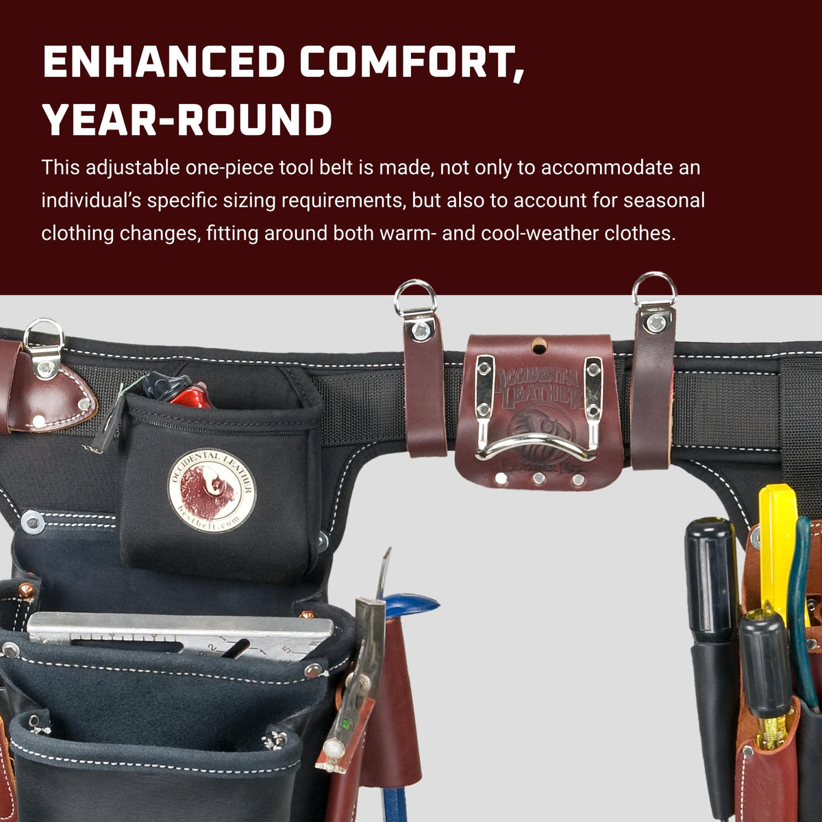 Leather Electrician Tool Set with 31 Pockets V390