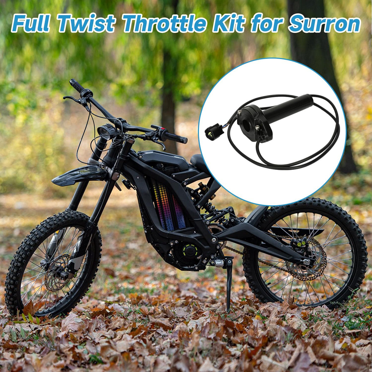 Throttle Handle Kit Replacement for Electric Dirt Bike J31078