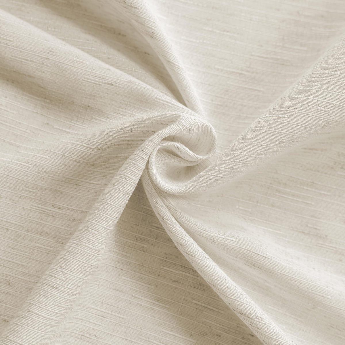 Natural Linen Curtains 90 Inches Long 2 Panels Black Grommets F879189