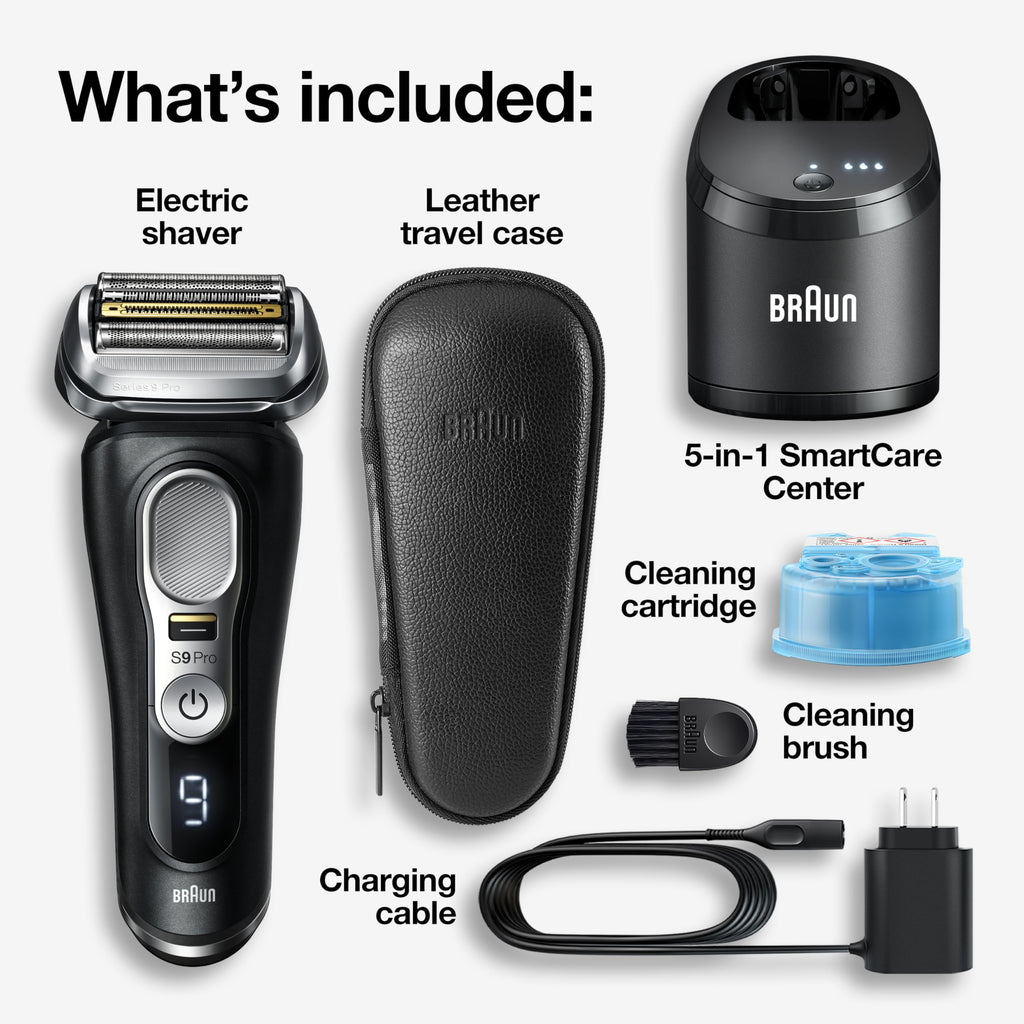 Electric Waterproof Foil Razor with Beard Trimmer D736