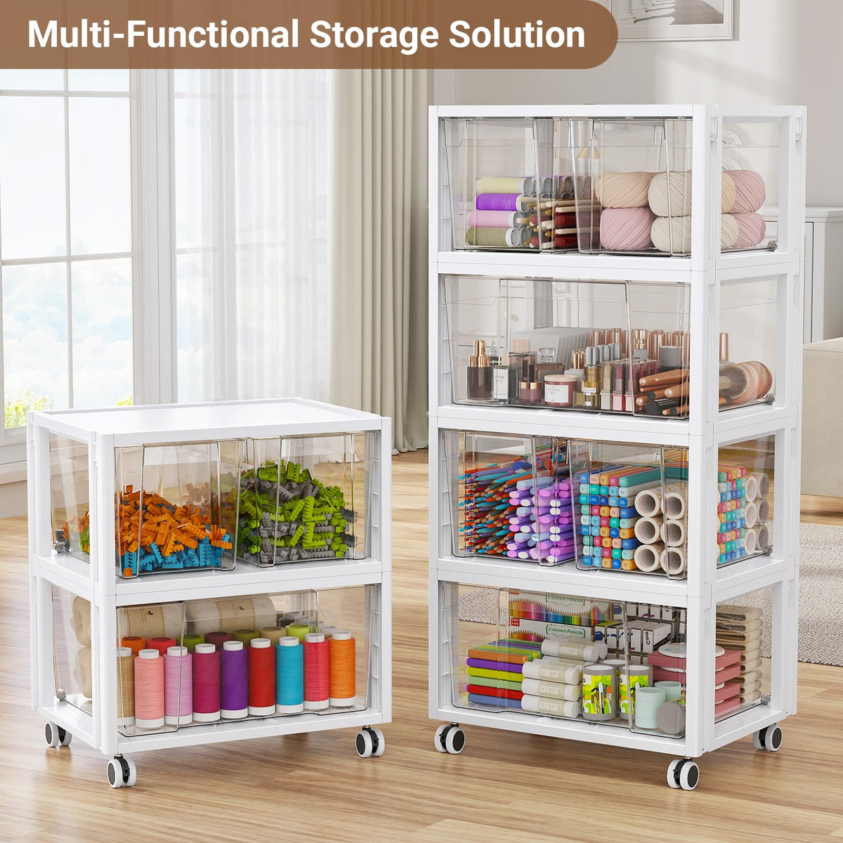 Extra Large 3 Drawer Storage Cart T946