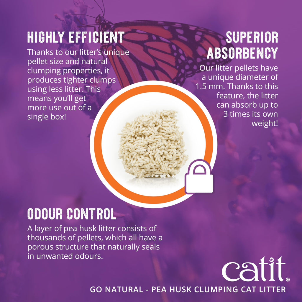 Pea Husk Clumping Cat Litter 12.3 lb B154