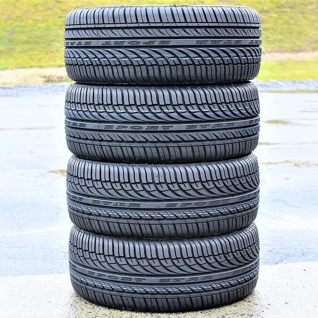 Set of 4 All-Season Passenger Car Performance Radial Tires 195/65R15 91H H14784