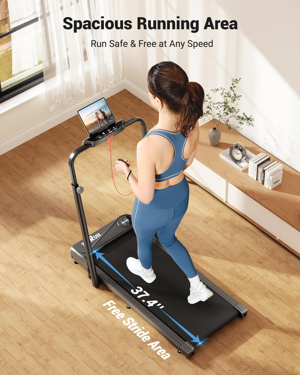 Walking Pad with Handle Bar D61422