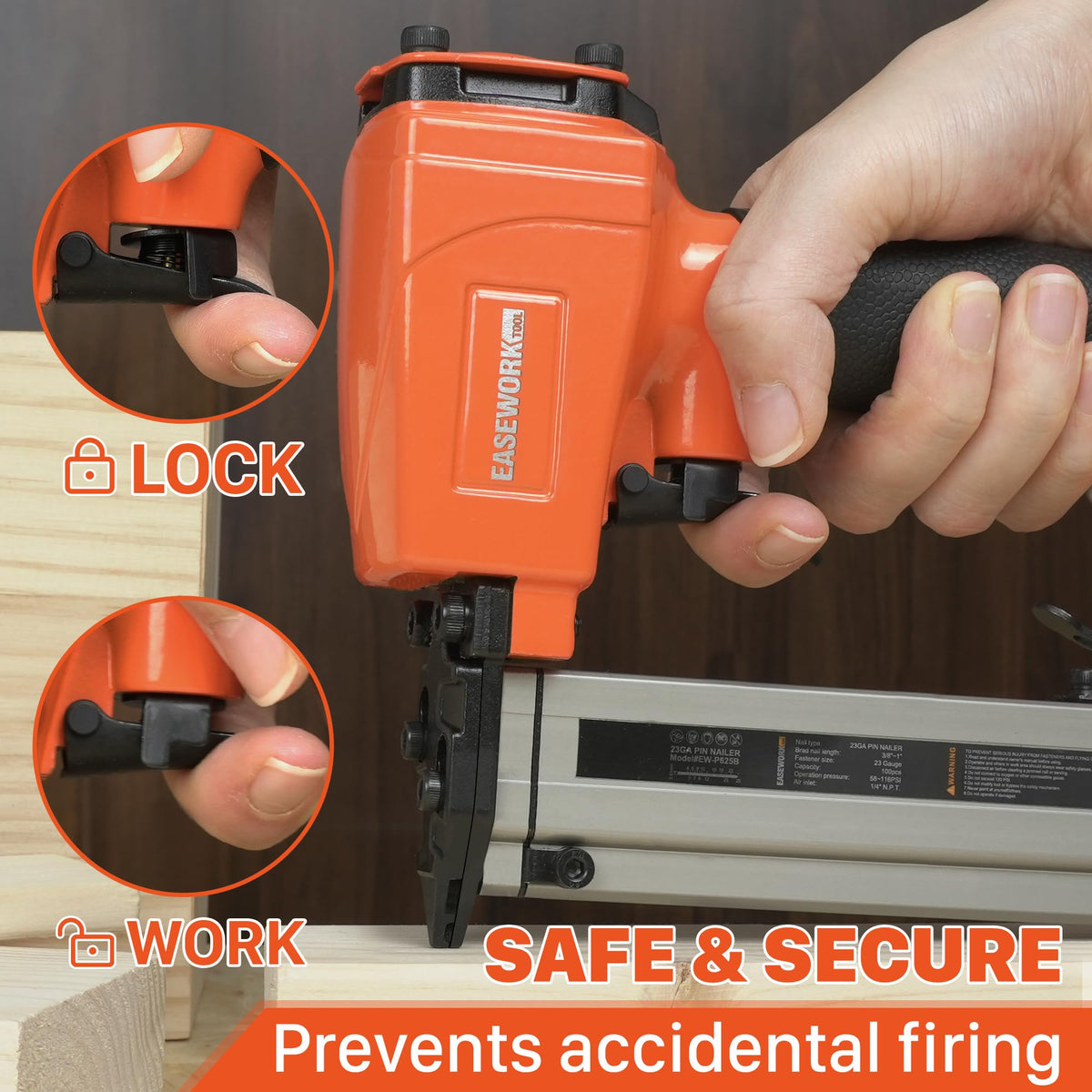 23 Gauge Pneumatic Pin Nailer O283