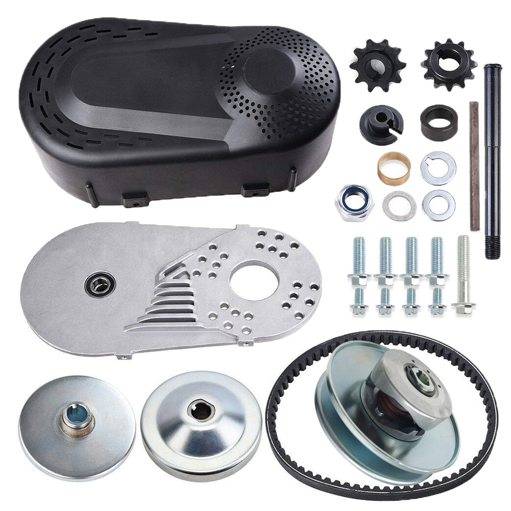 1 Inch Torque Converter Go Kart Pulley Kit with 10T #40 41 and 12T #35 Sprocket T239