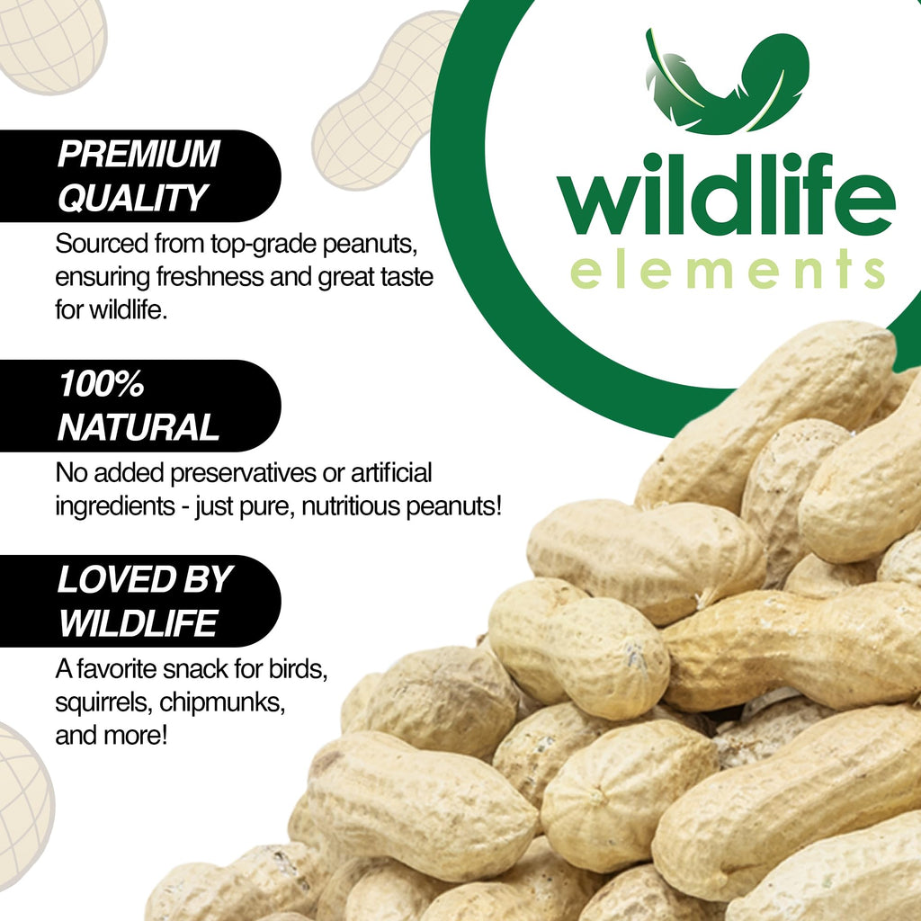 Raw In-Shell Peanuts Wildlife Food 25lb K419