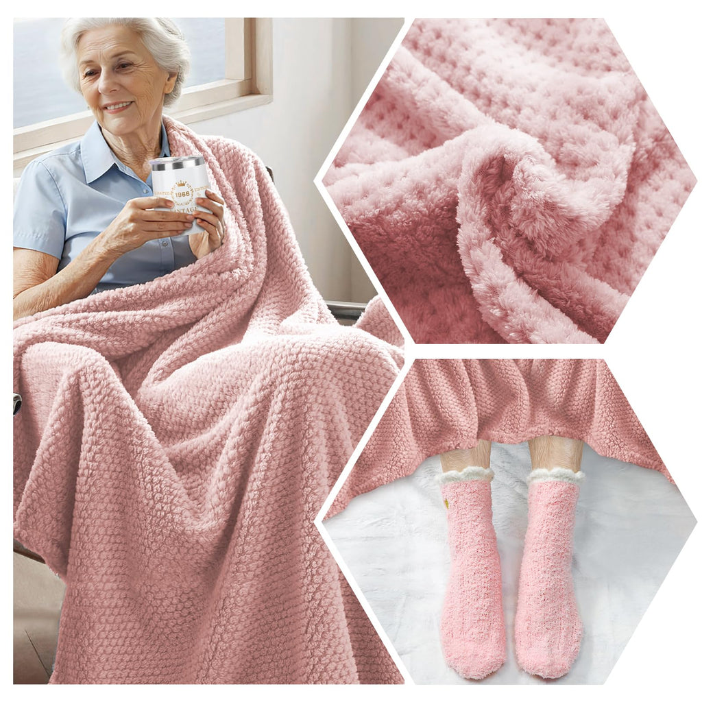Spa Gift Basket with Blanket T716