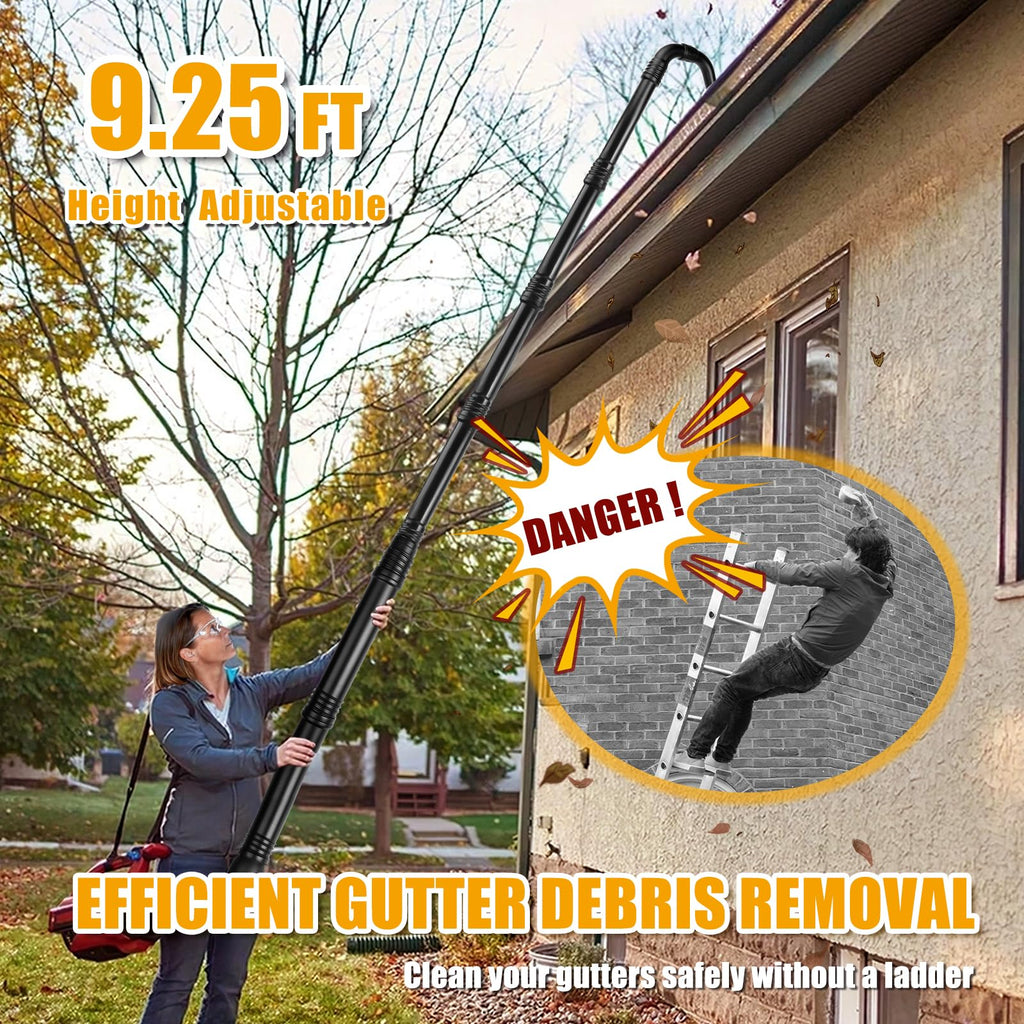 Gutter Cleaning Kit 9.25 ft with Reflector Z75762