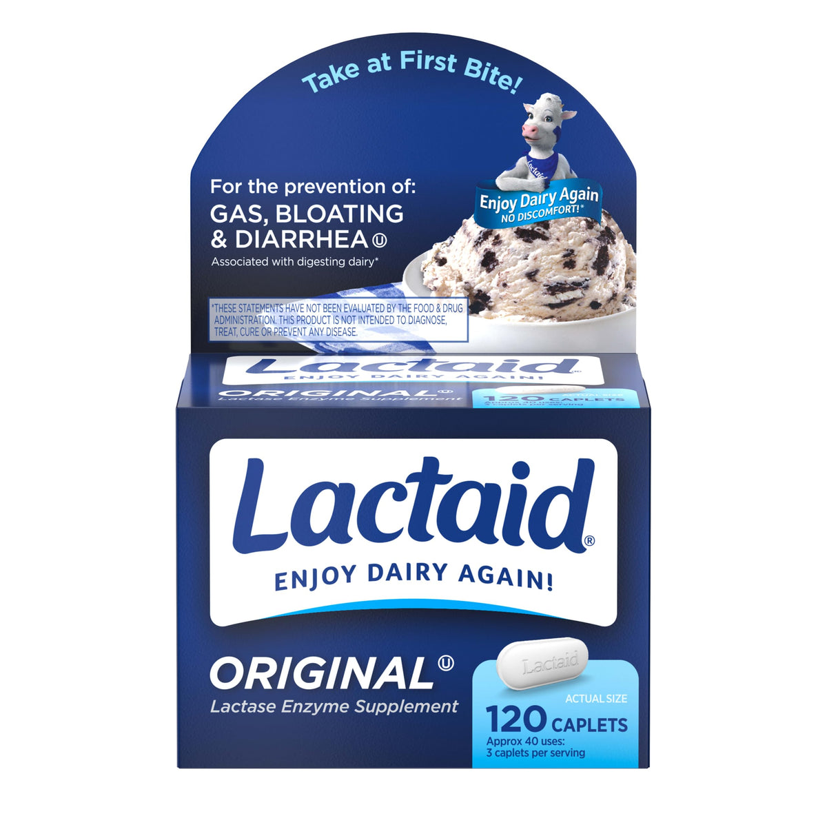 Lactose Intolerance Caplets 120 Ct E6454