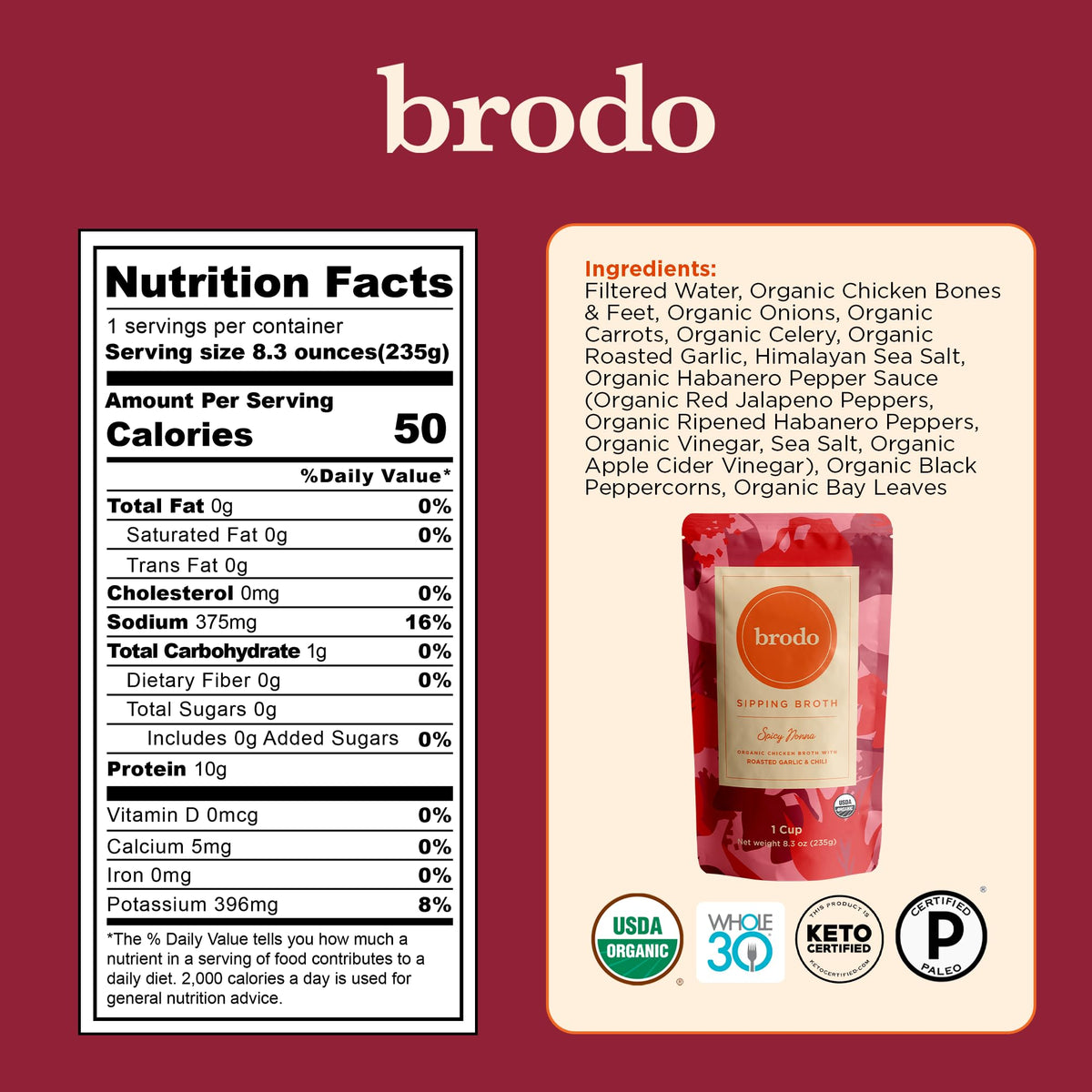 Bone Broth Variety Pack 8.3 oz M183613