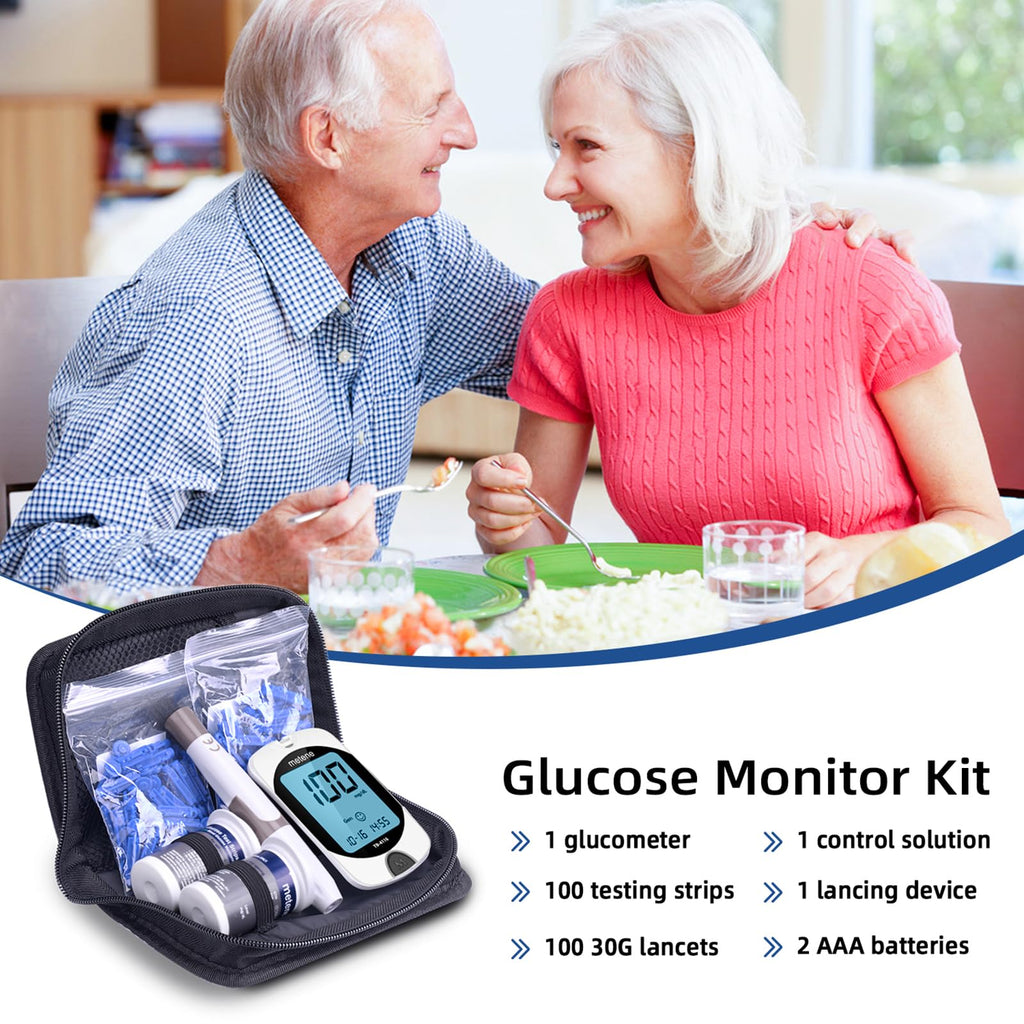 Blood Glucose Monitor Kit & Twist Top Lancets C110