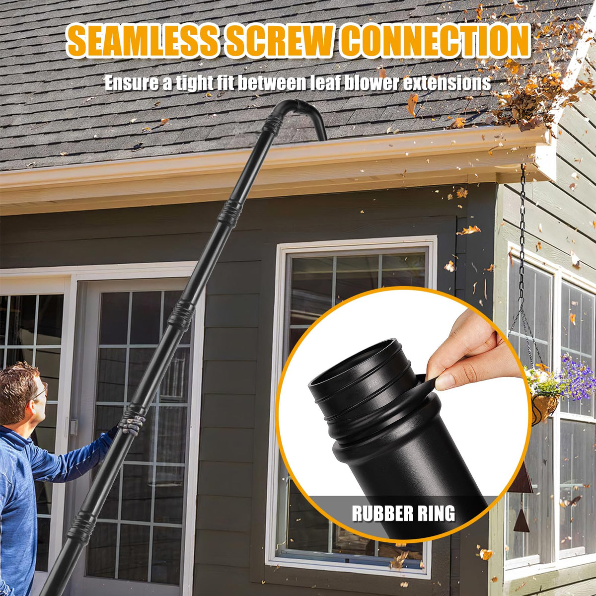 Gutter Cleaning Kit 9.25 ft with Reflector Z75762