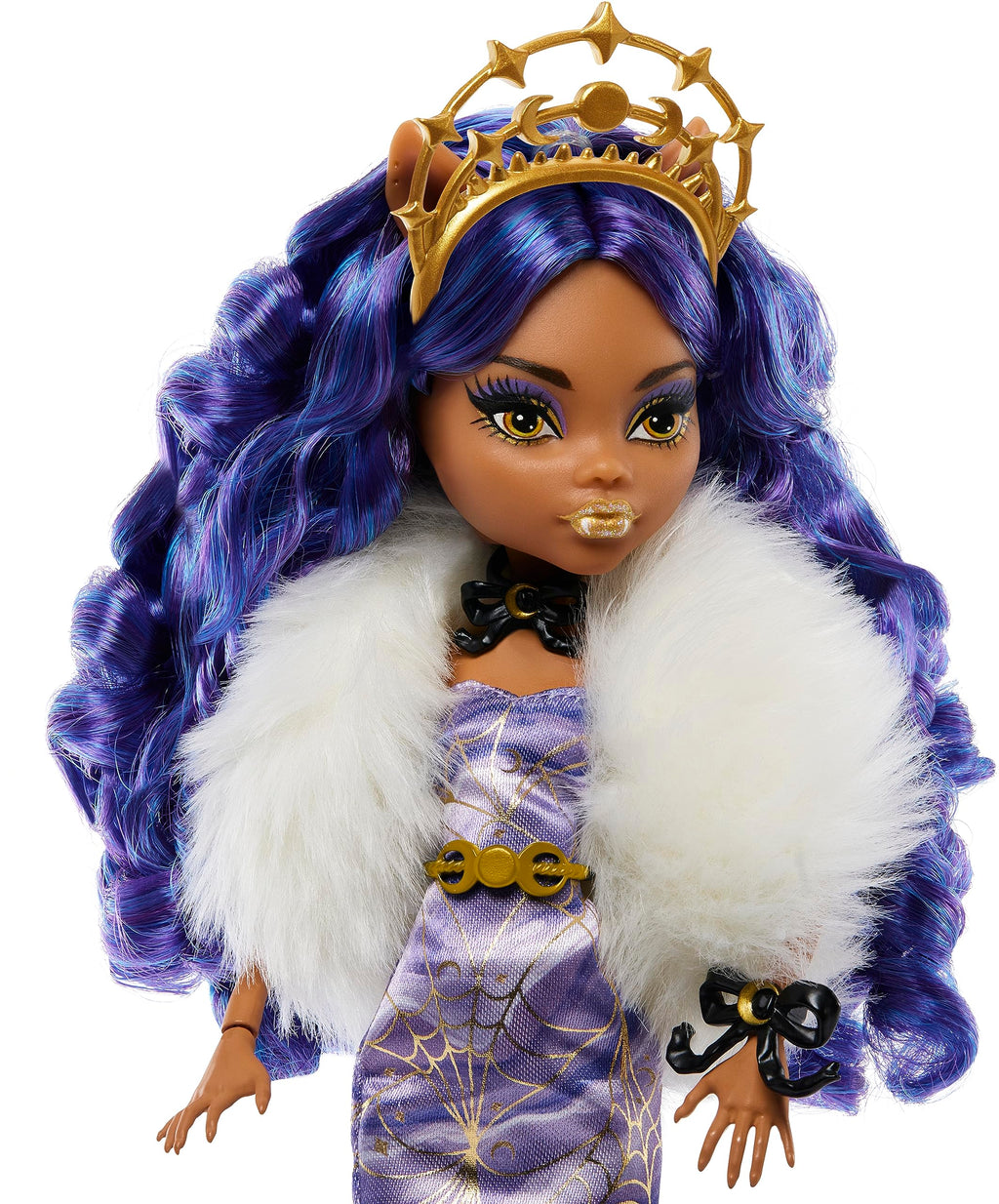 Winter Edition Doll in ICY Lavender Gown with Furry Boa & Accessories I3337